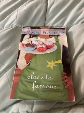 Close to Famous by Joan Bauer - Green Cover with Cupcakes